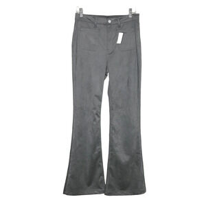 Gap High Rise 70's Flare Faux Suede Pants